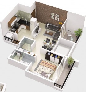 1BHK Plan    